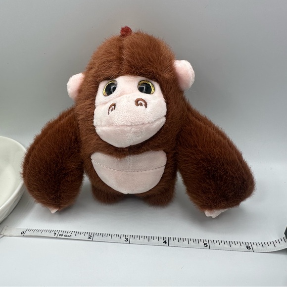 Gorilla Plush Bag Charm Key Chain - Picture 6 of 7